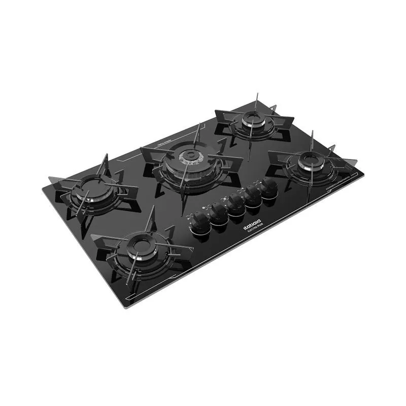 Cooktop Electra Plus Itatiaia 5 Bocas Tripla Chamas Bivolt Preto